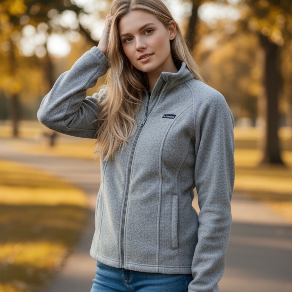 Columbia Women's Gray Fleece Jacket